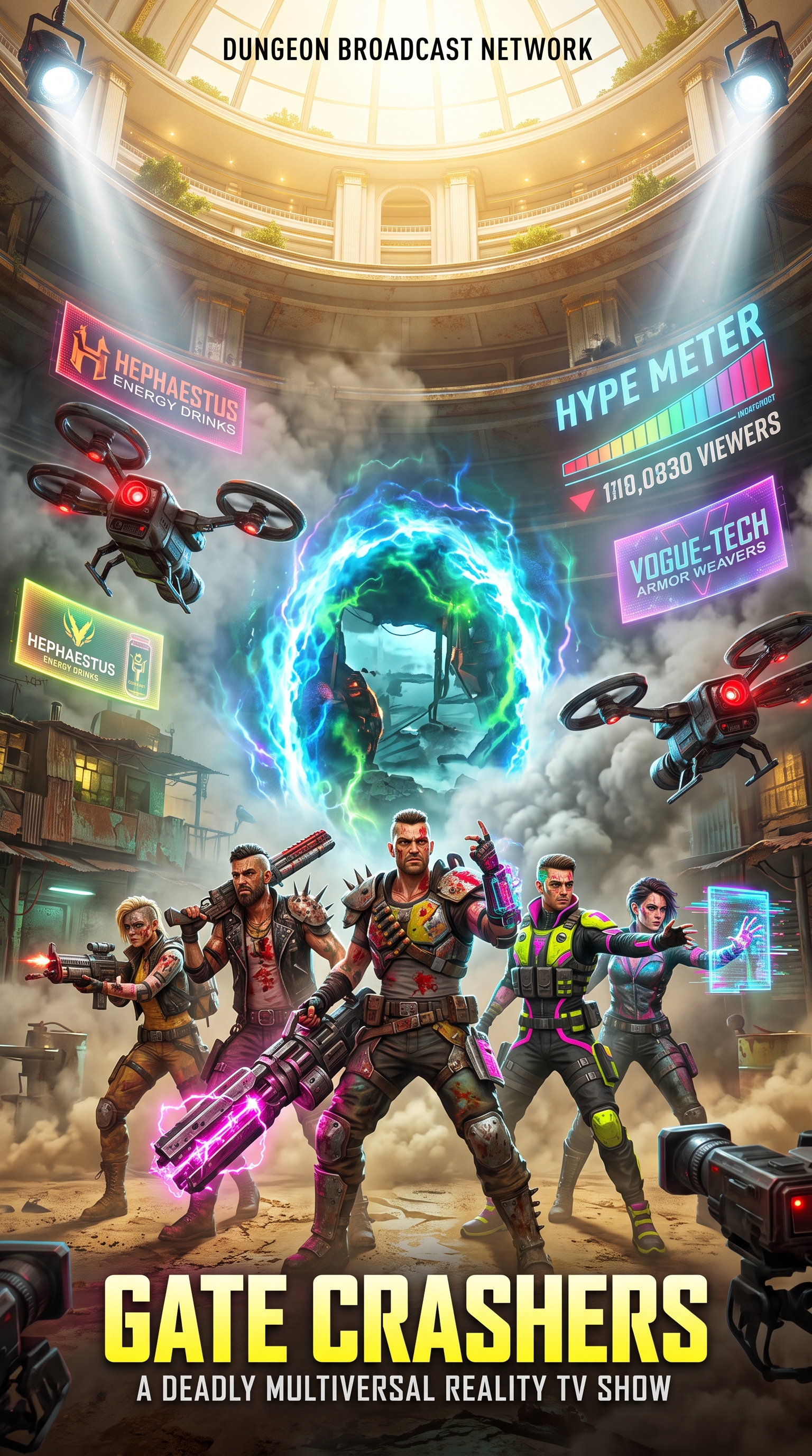 Gate Crashers Recruitment Poster