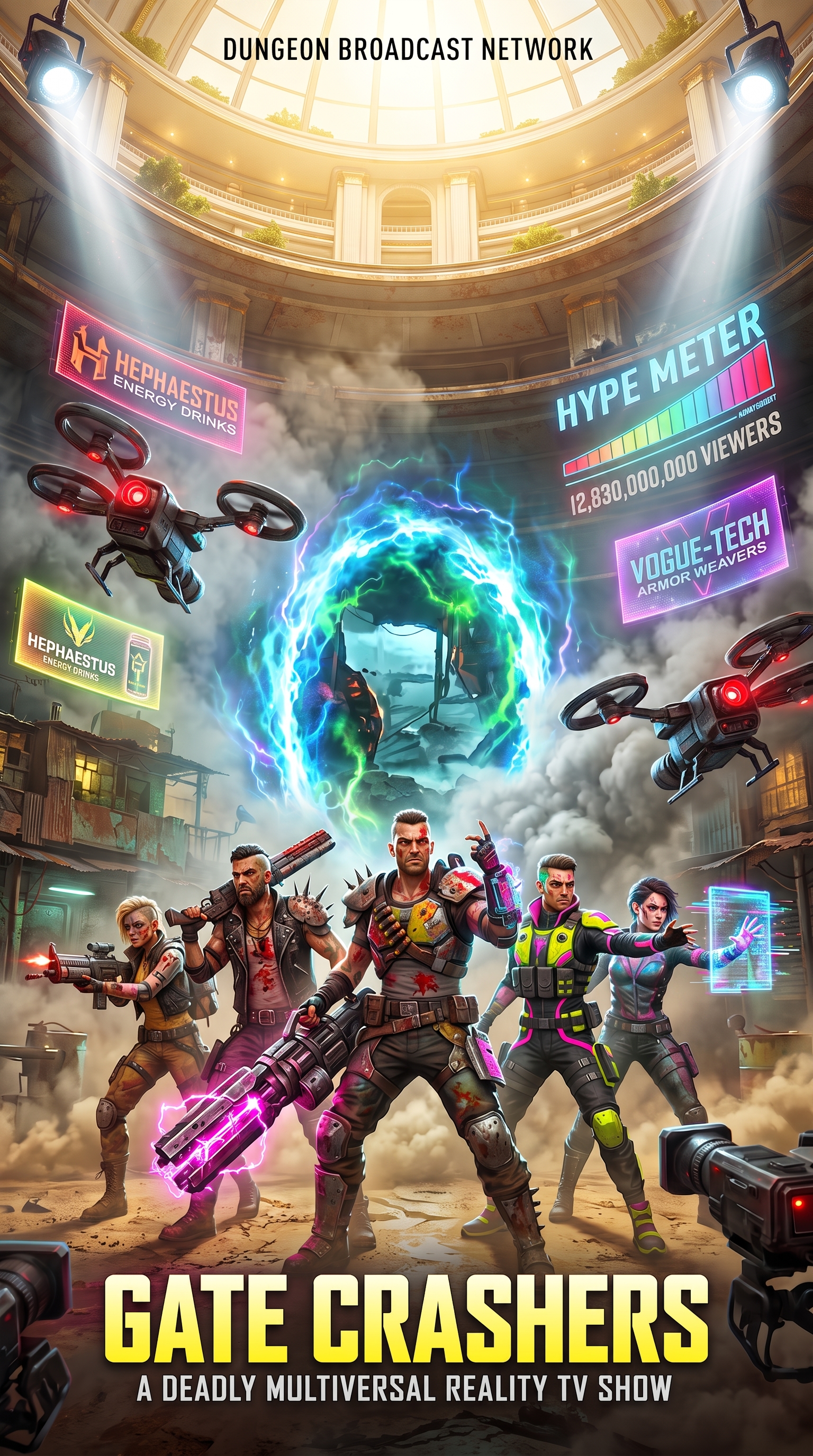Gate Crashers Recruitment Poster